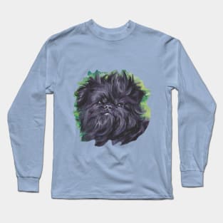 Affenpinscher Fine Art Painting Long Sleeve T-Shirt